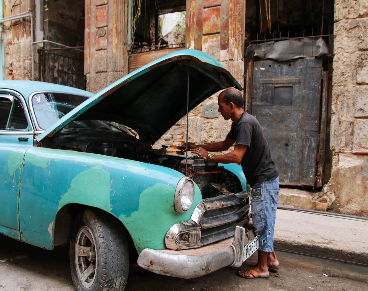 McCoy technician performing mobile on-site auto repair in Orlando
